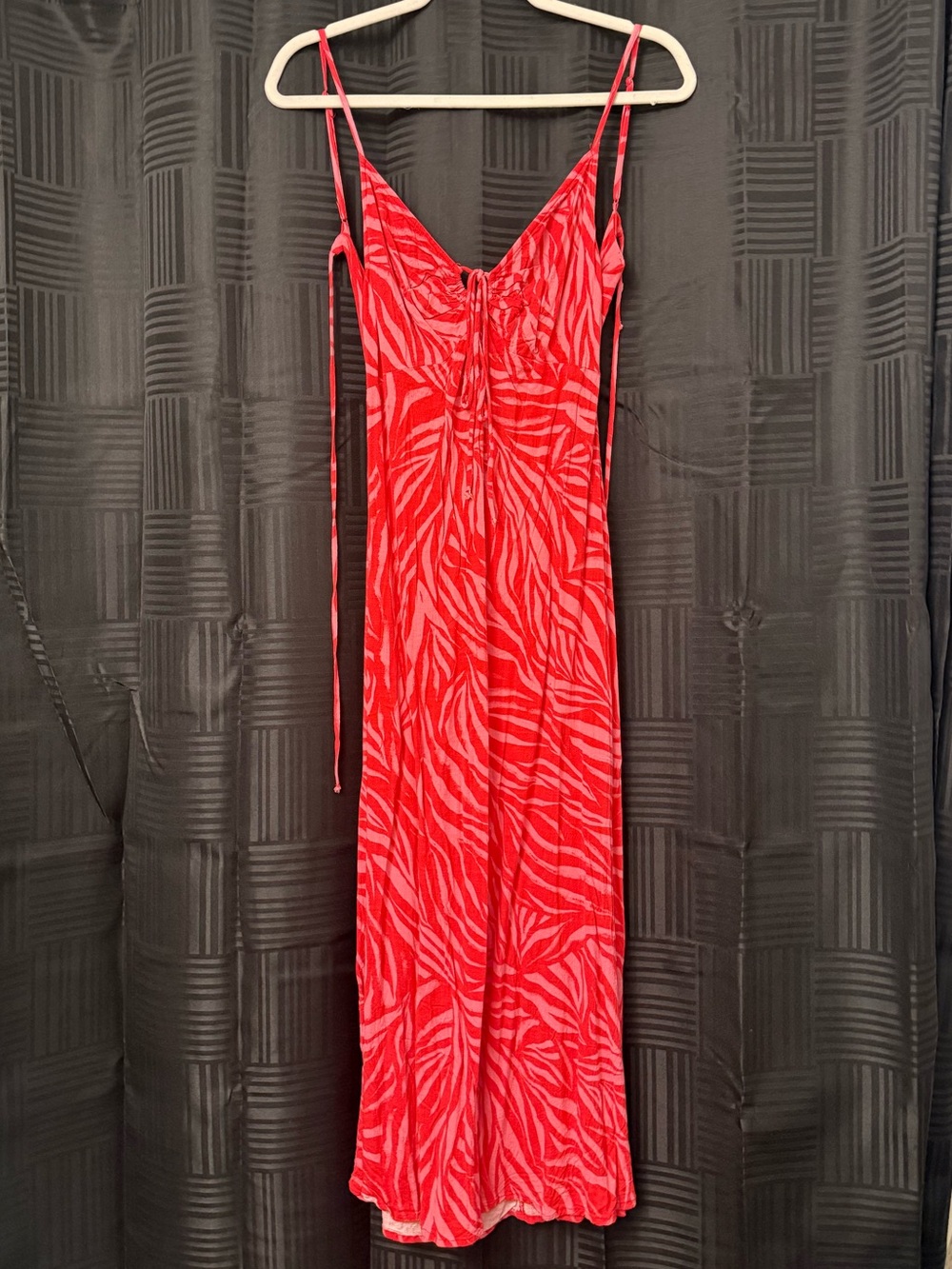 Red & Pink zebra print dress - Women's Strappy Summer Dress